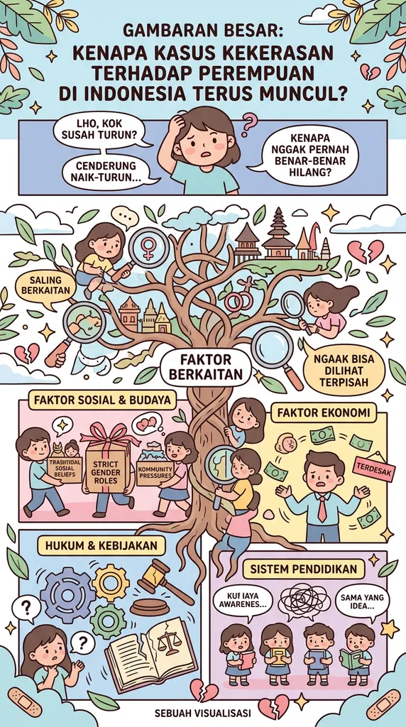 Gambaran Besar: Kenapa Kasus Kekerasan Terhadap Perempuan di Indonesia Terus Muncul?